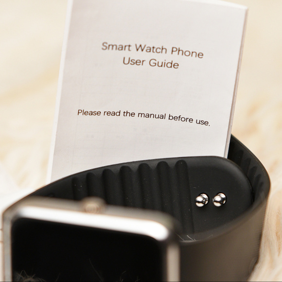 Black Android/Apple Compatible Bluetooth Watch - Picture 7 of 7